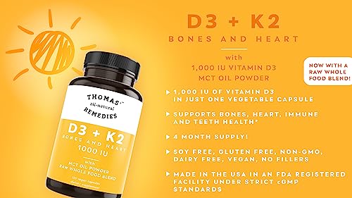 Thomas' D3 + K2 with MCT Oil Blend