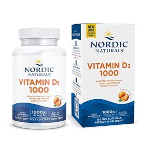 Nordic Naturals Vitamin D3 1000IU Orange Capsules