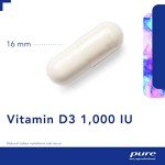 Pure Encapsulations Vitamin D3 1,000 IU - 120 Capsules