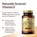 Solgar Natural Vitamin E 200 IU Softgels 100ct