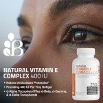Bronson Vitamin E Complex 400 I.U. - 250 Softgels