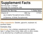Bronson Vitamin E Complex 400 I.U. - 250 Softgels