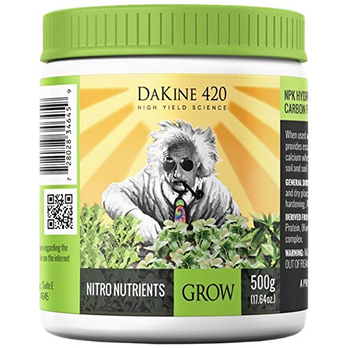 DaKine 420 Nitro Hydroponic Nutrients GROW(500g) - Indoor Plant Fertilizer Advanced Hydroponic Fertilizer For Healthy Growth