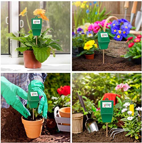 Hathdia Soil Moisture Meter,Plant Hygrometer Moisture Sensor Plant Water Monitor for Potted Plants,Garden,Farm, Lawn(No Battery Needed)