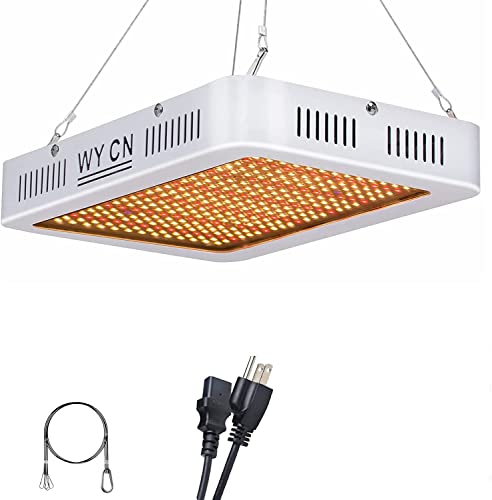 WYCN Grow Plants Light LED 1000W, 350 Pieces LEDs Full Spectrum with IR led, 3x3ft Coverage Plant for Indoor Use, Seedling Veg Flowers Growing