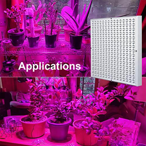 Skylaxy LED Grow Light, Plant Grow Lights for Indoor Plants Full Spectrum 75W Panel Growing Lamp with Timer for Seedling Veg and Flower (2 Pack)