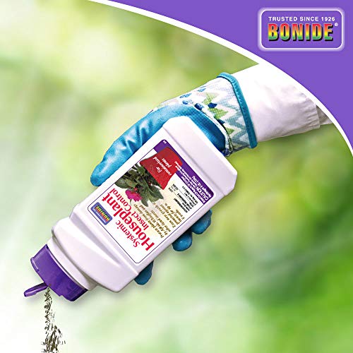 Bonide Systemic Houseplant Insect Control, 8 oz Ready-to-Use Granules for Indoors and Outdoors, Protects Plants from Insects