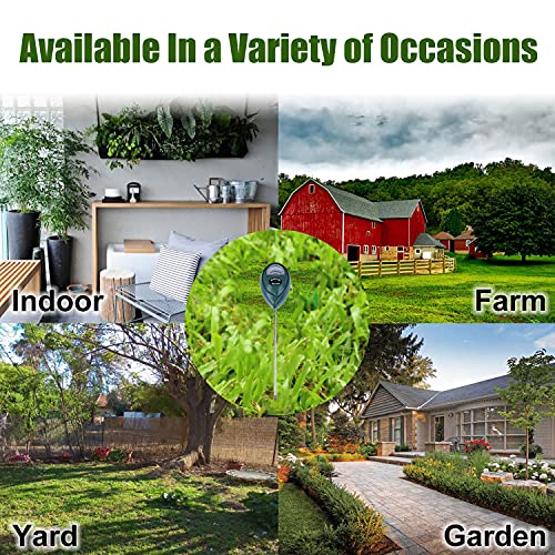 BeFirst Soil Tester Moisture Sensor Meter,Hygrometer Moisture Sensor for Garden, Farm, Lawn Plants Indoor & Outdoor(No Battery Needed) (2 Pack Round)