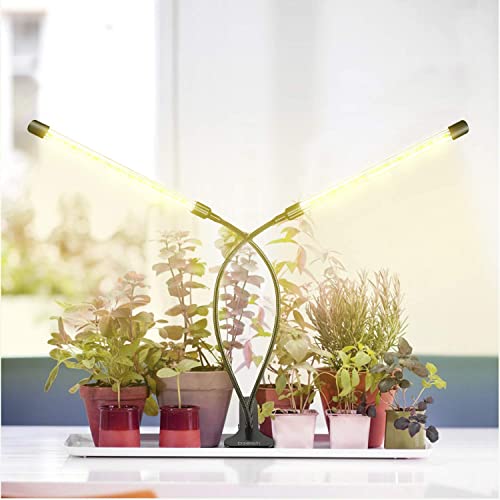 bseah Grow Light Plant Lights for Indoor Plants, Full Spectrum Plant Grow Lights, 9 Dimmable Levels Auto ON & Off with 3/9/12H Timer