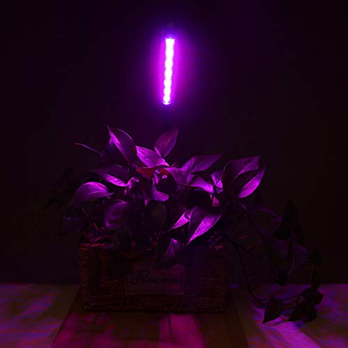 Otryad LED Grow Lights for Indoor Plants 20 LED, Plant Growing Lights Full Spectrum Auto ON & Off with 3/9/12H Timer, 9 Dimmable Lightness Clip-On Desk Grow Lamp Bulb