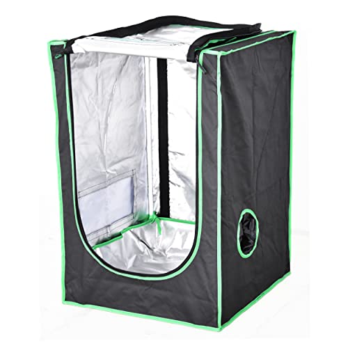 Green Hut 2x2 Grow Tent, 24"x24"x36" 600D Mylar Hydroponic Growing Tents for Plants Inside Reflective Grow Tent Growing Room Hydroponic System