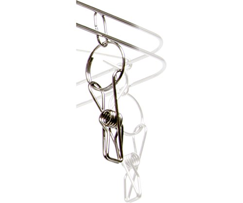 STACK!T DR28HANG STACKT Hanging Dry Rack w/28 Clips, 13.5" x 19.75", Silver