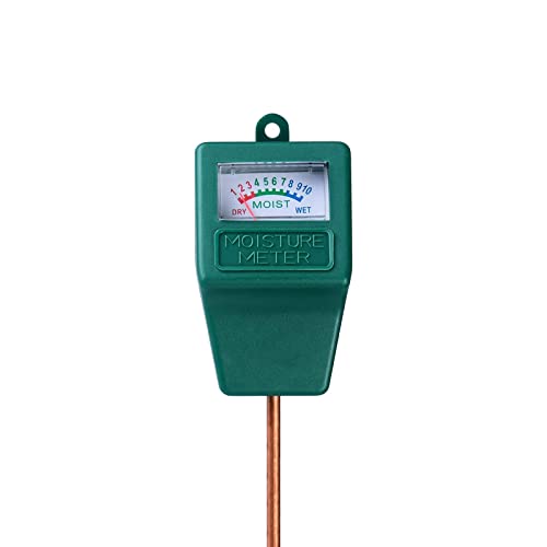 IUSEIT Soil Moisture Meter,Soil Hygrometer for Plants, Soil Water Gauge Meter Indoor Outdoor, Soil Moisture Sensor for Garden, Lawn, Farm Plants Care(Green)