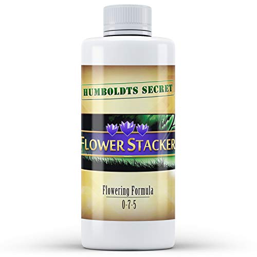 Humboldts Secret Flower Stacker – Best Flowering Formula for Bigger Harvests - Flowering Plant Food – Nutrient System for Potting Soil for Indoor Plants & Outdoor Plants - 8 Ounce