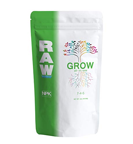 RAW All in One Grow - Complete Plant Nutrition to Increase Plant Growth Veg Stage Plant Food Indoor and Outdoor use 2 oz