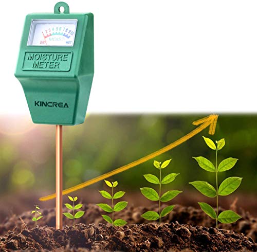 KINCREA Soil Moisture Meter, Hygrometer Soil Water Monitor for Garden, Lawn Plants Indoor Outdoor, Battery Free (only Test Moisture)
