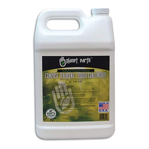 Planet Earth Natural Organic Based Compost Tea. The Ultimate Organic Fertilizer - Triple Filtered Liquid hydroponic Nutrient (Gallon)