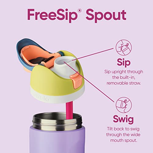 Owala FreeSip Insulated Stainless Steel Water Bottle, BPA-Free