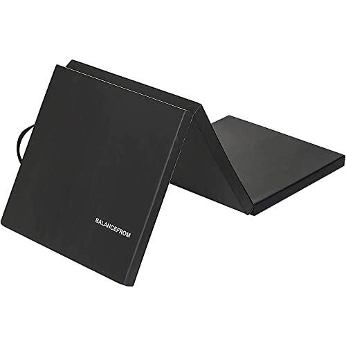 BalanceFrom 2-Inch Thick Exercise Mat for Home Gym