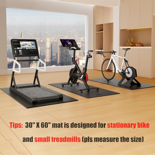 Cycleclub 6mm Thick Exercise Bike Mat - Black