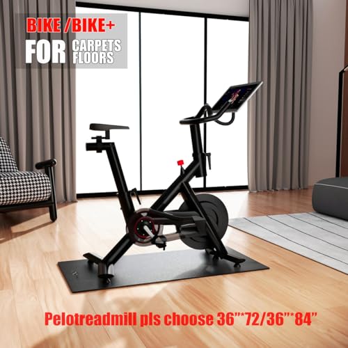 Cycleclub 6mm Thick Exercise Bike Mat - Black