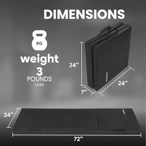 BalanceFrom 2-Inch Thick Exercise Mat for Home Gym