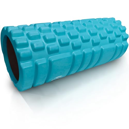 Medium Density Deep Tissue Foam Roller by 321 STRONG