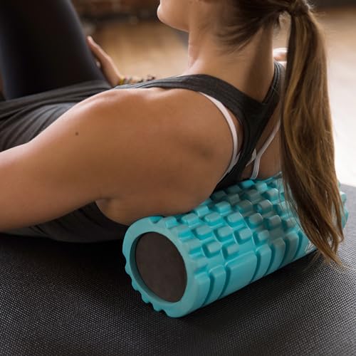 Medium Density Deep Tissue Foam Roller by 321 STRONG