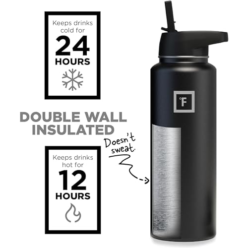 40 Oz IRON FLASK Sports Water Bottle, Leak Proof