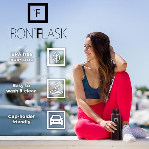 40 Oz IRON FLASK Sports Water Bottle, Leak Proof