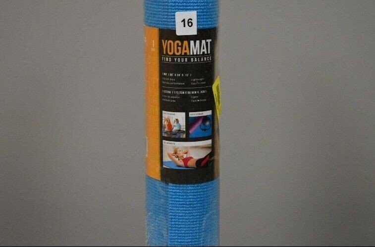 CAP Barbell Yoga Mat, Blue, Premium Quality