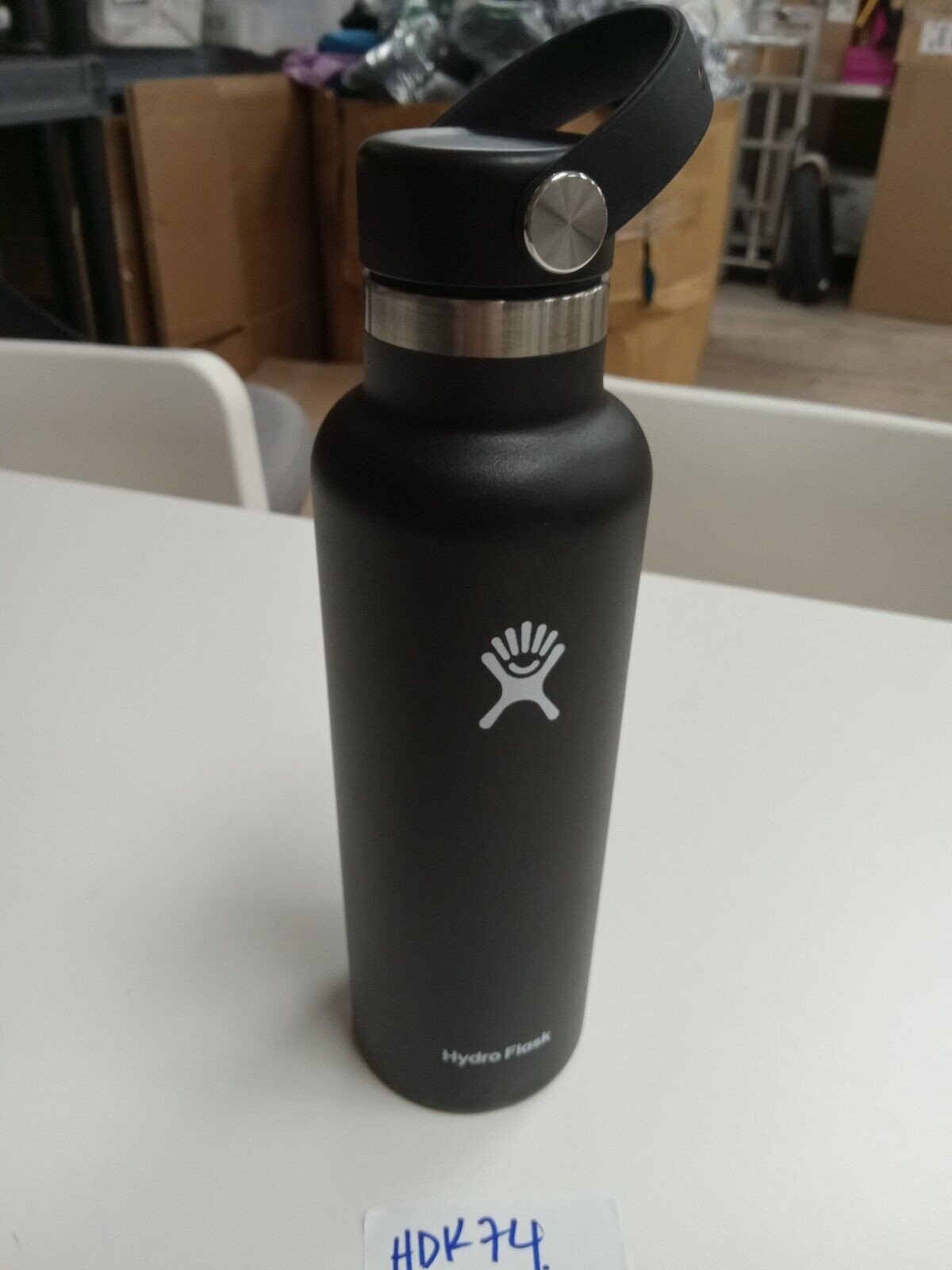 Black 21oz Hydro Flask Standard Flex Cap