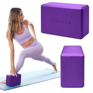 Gaiam Latex-Free Yoga Block for Stability and Balance