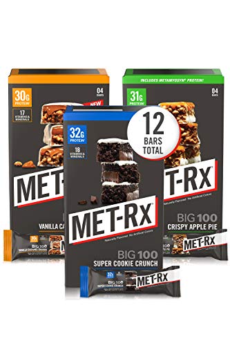 Variety Pack of MET-Rx Protein Bars, 12 Count