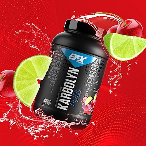 EFX Sports Karbolyn Fuel | Fast-Absorbing Carbohydrate Powder | Carb Load, Sustained Energy, Quick Recovery | Stimulant Free | 37 Servings (Cherry Limeade)