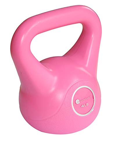 GYMENIST Exercise Kettlebell Fitness Workout Body Equipment Choose Your Weight Size (4 LB)