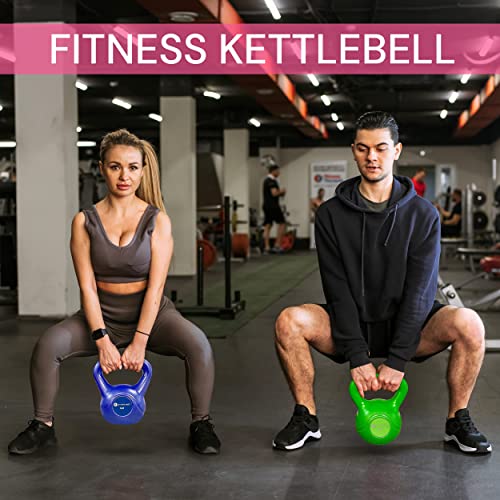 GYMENIST Exercise Kettlebell Fitness Workout Body Equipment Choose Your Weight Size (4 LB)