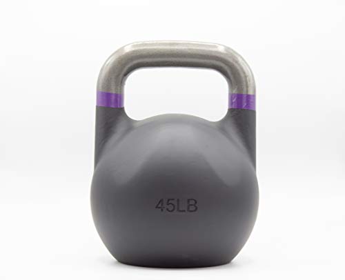 Kettlebell Kings | Made For Strength Training | Competition Kettlebell Weight Sets (20-75LB) For Women & Men | American Style Weight Increments | Same Size & Dimension Across All Weights, Kettlebell Weights