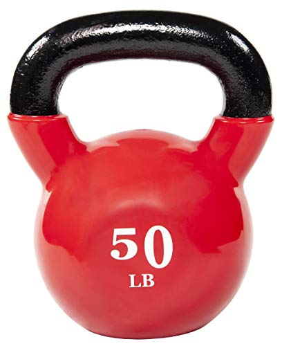 50lbs Vinyl Coated Kettlebell by Balancefrom