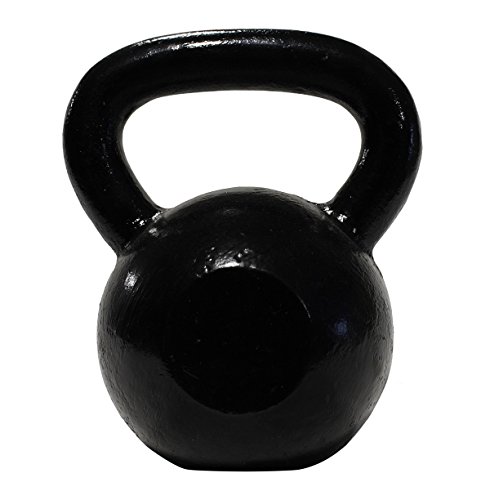 Detroit Weight Co DWC Cast-Iron Kettlebells (50-90lbs) for Functional Training and Crossfit Movements, Uncoated (75 LB)