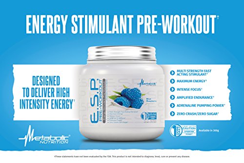 Metabolic Nutrition ESP - Energizing Pre-Workout Blend