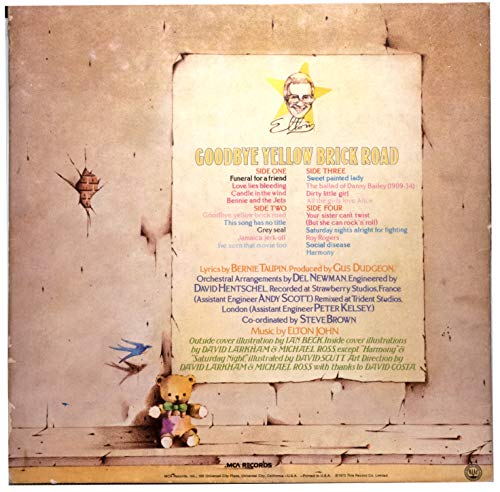 Elton John - Goodbye Yellow Brick Road Vinyl