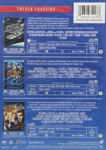 Starship Troopers Trilogy Set: Movies 1-3