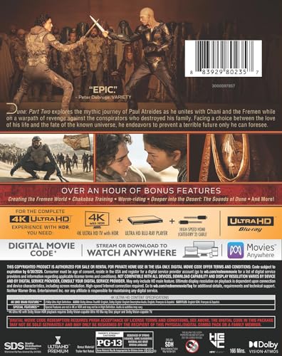 Dune: Part Two 4K Ultra HD + Digital