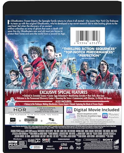 Ghostbusters: Frozen Empire - UHD/BD Combo + Digital [4K UHD]
