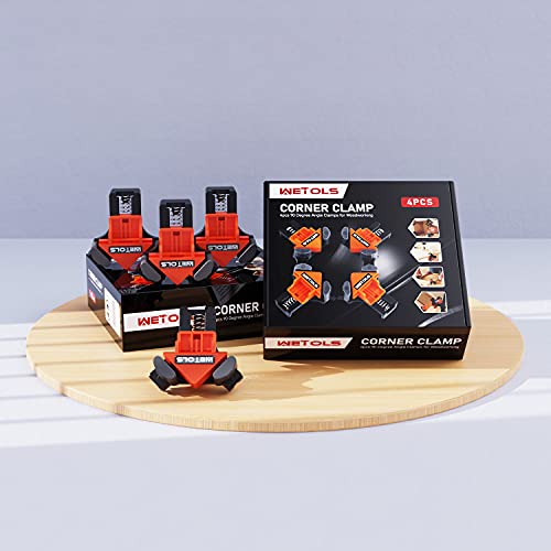 WETOLS 90 Degree Right Angle Woodworking Corner Clamp