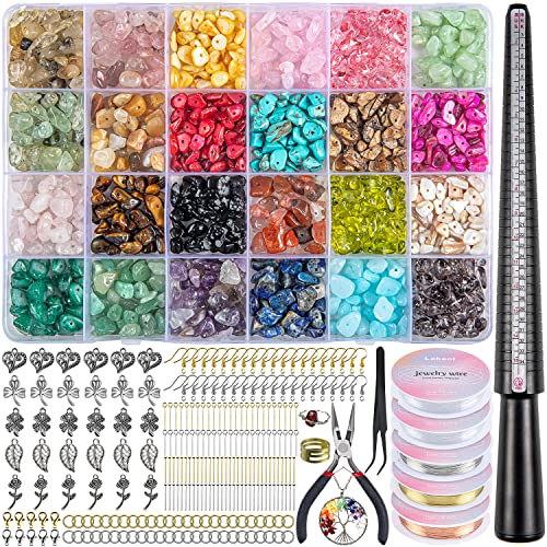 1760PCS DIY Jewelry Making Kit with Gemstone Chips