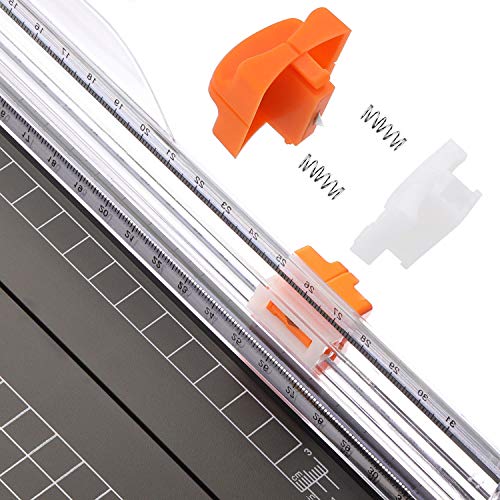 Firbon A4 Titanium Paper Cutter with Ruler - Black