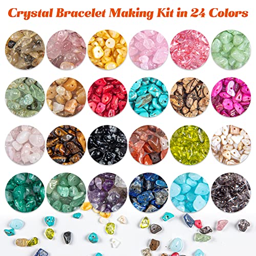 1760PCS DIY Jewelry Making Kit with Gemstone Chips