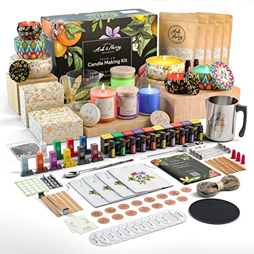 Complete Premium Candle Making Kit with Designer Fragrances